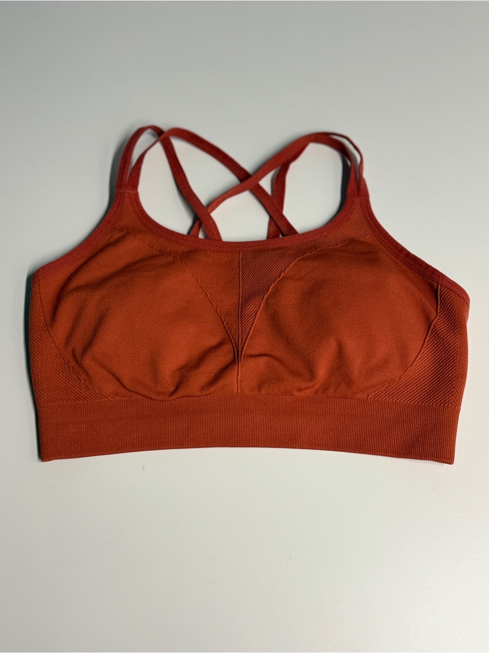 Soma Rust Cross-Strap Seamless Sports Bra